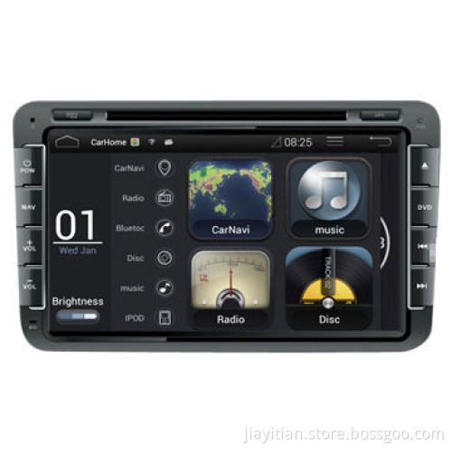 Android In Dash Car DVD Players for 8" VW Golf with Mstar MST786 Cortex-A9 Duel Core